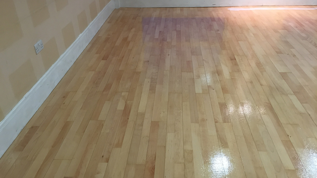 Wood Floor Restoration at Bannatyne Fitness Folkestone Wood Floor Restoration, Renue UK